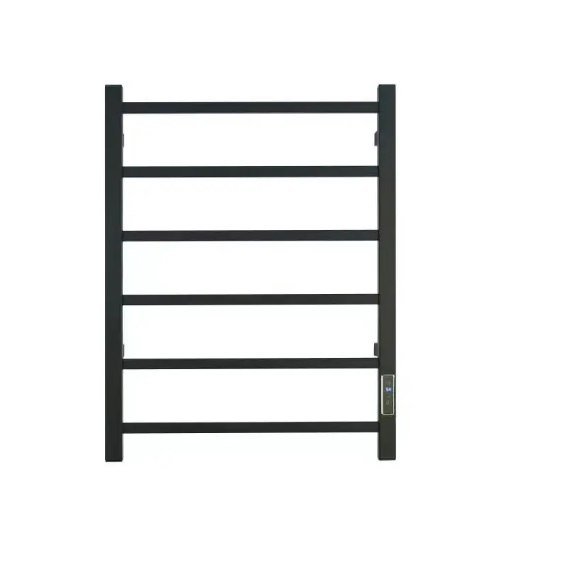 BL-6ST Matte Black Heated Towel Rail — Tapware at Lilydale Tiles