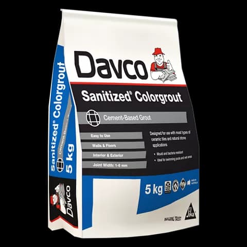 Davco Sanitized colorgrout — Adhesives & Grouts at Lilydale Tiles