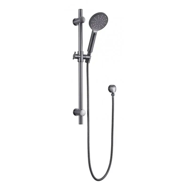 Gun Metal Shower On Rail — Tapware at Lilydale Tiles
