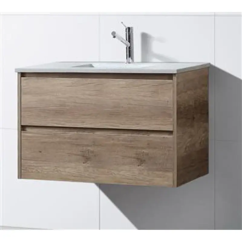 Wooden Vanity with ceramic top — Vanities & Mirrors at Lilydale Tiles