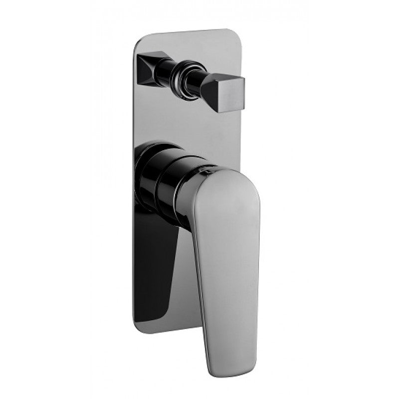 Gun Metal Wall Mixer With Diverter