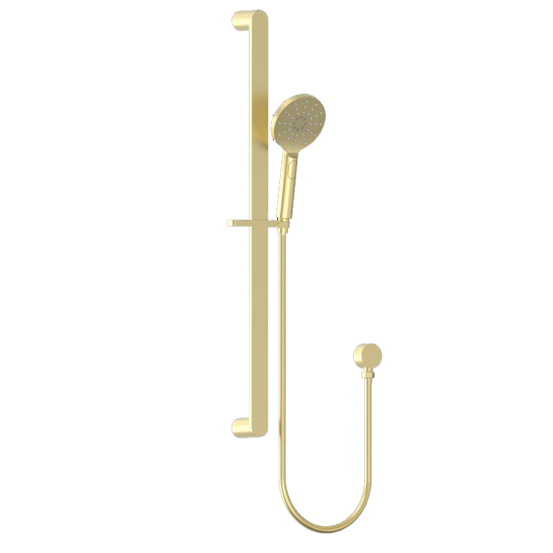 Brushed Gold Shower On Rail