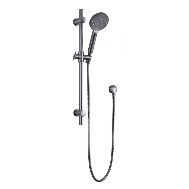 Gun Metal Shower On Rail