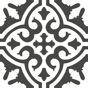 Black and white ornate pattern