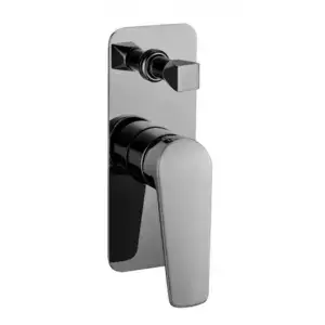 Chrome shower mixer tap