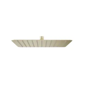 Gold square shower head
