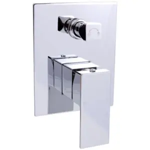 Modern chrome shower mixer