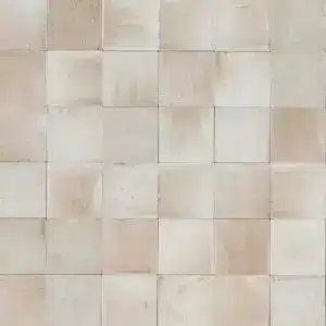 Beige mosaic tile pattern