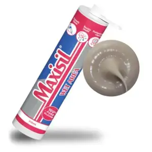 Maxisil wet area sealant tube