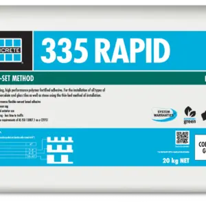 335 Rapid thin-set adhesive
