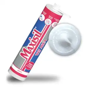 Maxisil wet area sealant tube