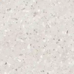 White terrazzo tile pattern