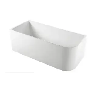 White modern bathtub