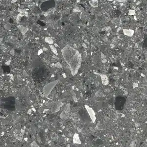 Gray speckled terrazzo texture